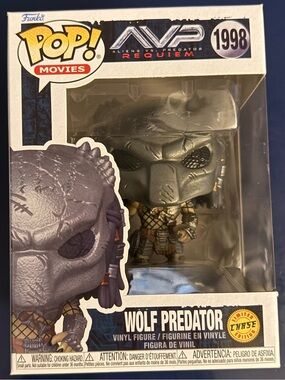 Funko Pop! Movies Wolf Predator Vinyl Figure (Gray, Black)